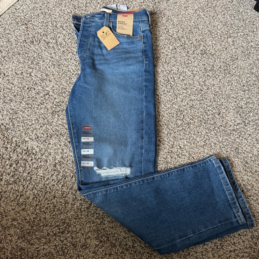 Levi's Classic Blue Straight Leg Jeans